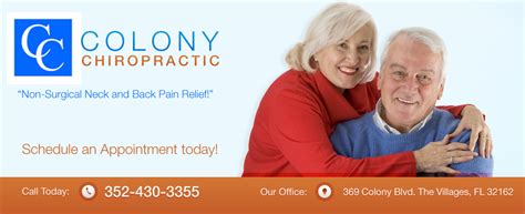colony chiropractic|colony chiropractic the villages.